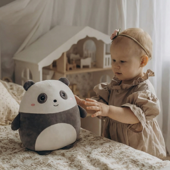 Reni Modern Panda Plush Toy — Calming Quality