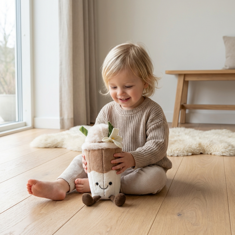 LatteBuddy Plush Cup Toy Baby Plush Toy — Modern Quality