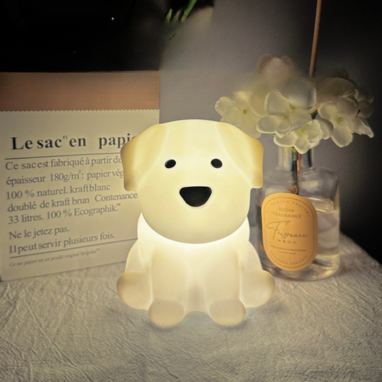 PuppyGlow – Silicone Dog Night Light with Touch Control