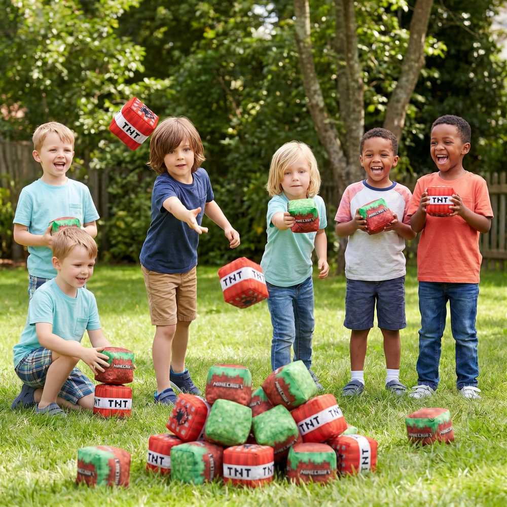 Canvas beanbags for tossing aiming and catching