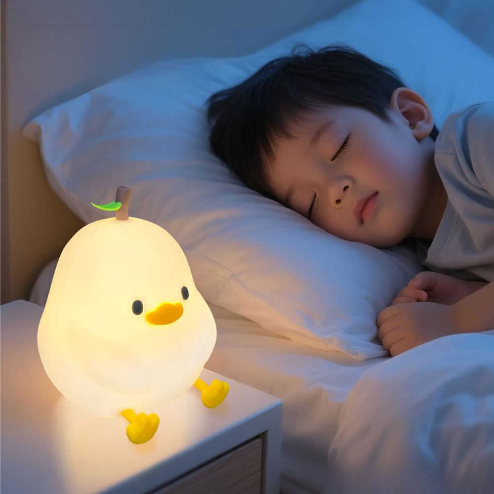 DuckGlow – Silicone Duck Night Light with Touch Control