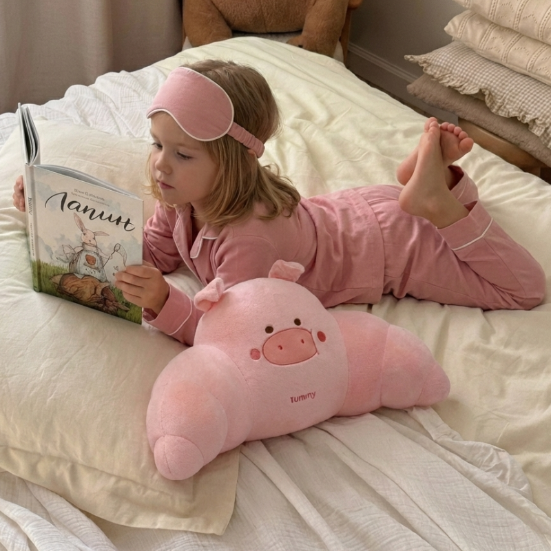 SnugglePorc Pig Plush Pillow Toy — Clean Modern Quality