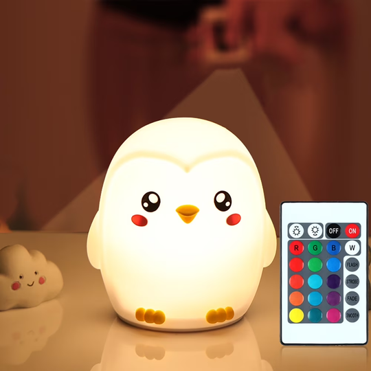 ArcticPals Penguin Baby Night Light — Calm Bedtime Glow