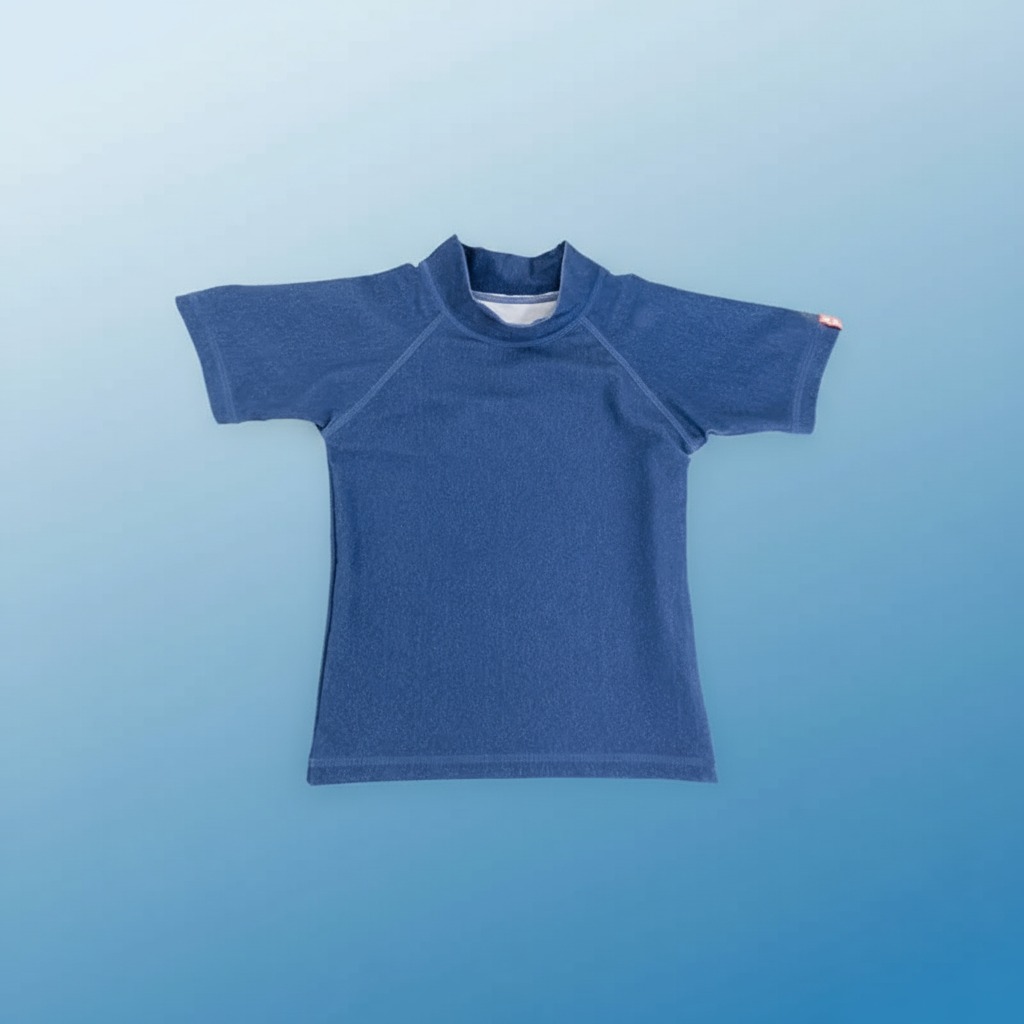 GlowDip kids swim shirt blue