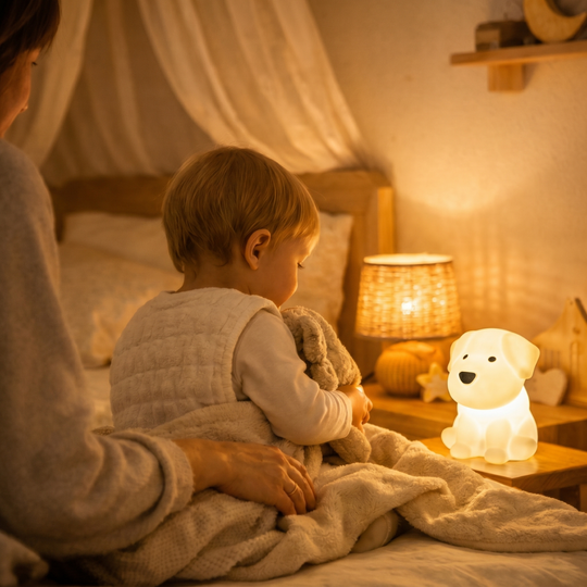 PuppyGlow – Silicone Dog Night Light with Touch Control