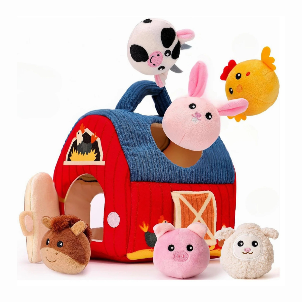BarnPlay – Soft Farm Playset with Plush Animals