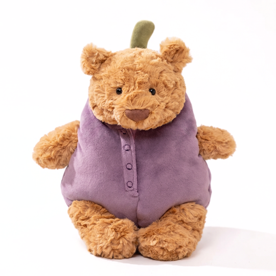 DressyCuddle – Teddy Bear Plush with Soft Outfit Design