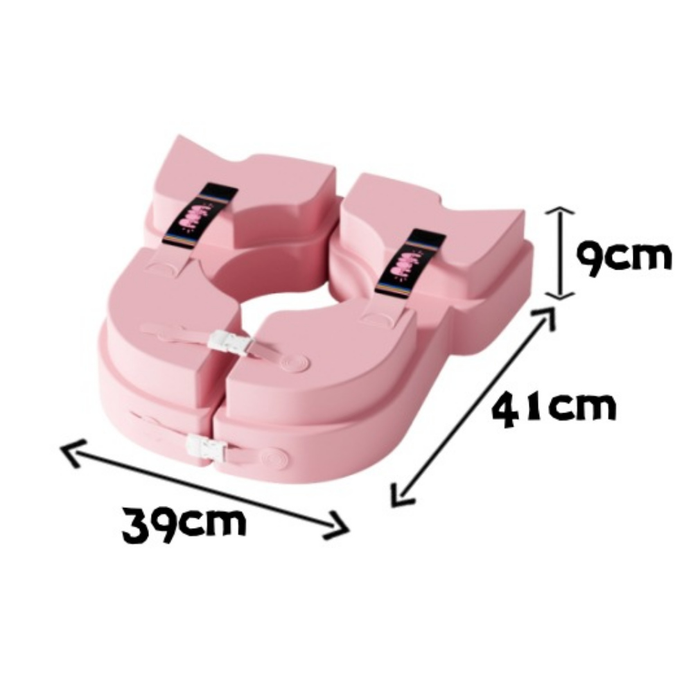 SnugFloat baby swim ring pink