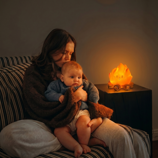 FireGlow – Campfire LED Night Light with Warm Glow