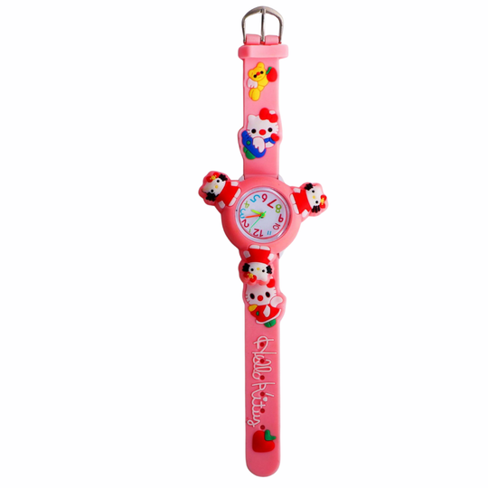 PurrSpin cat spinner watch pink