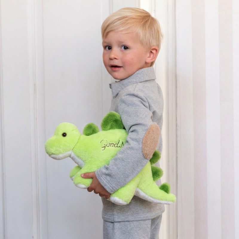DinoNest Stegosaurus Plush Toy – Clean Cuddly Quality Companion