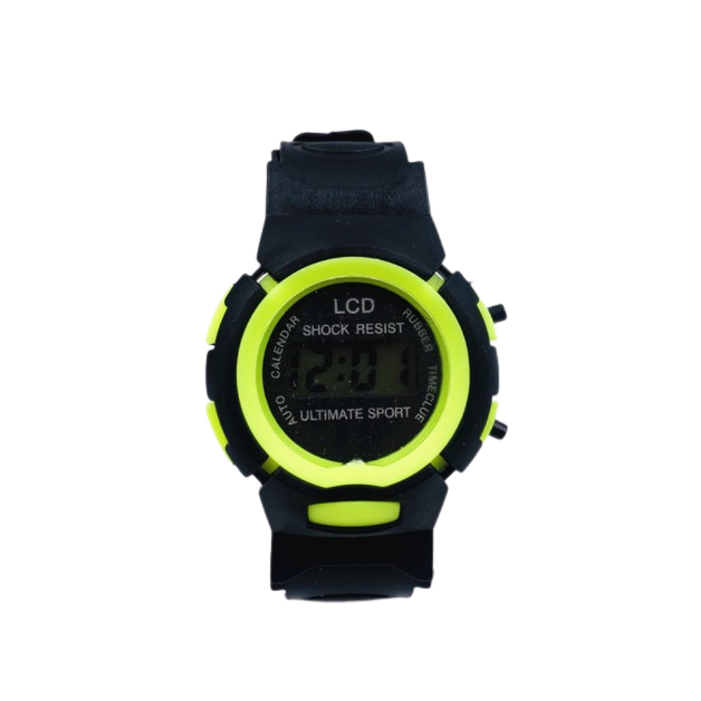 FlashRun digital sport watch yellow