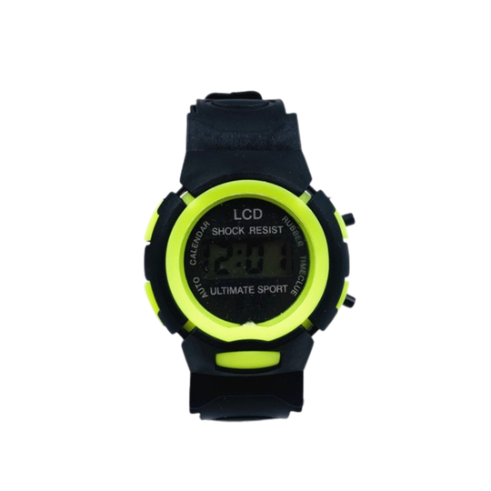 FlashRun digital sport watch yellow