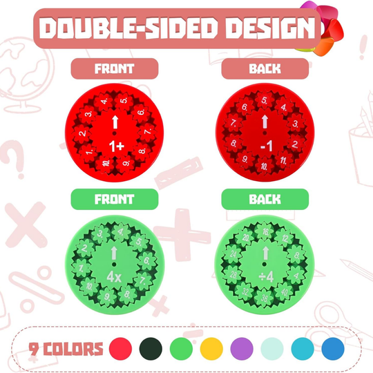 NumiSpin Learning Fidget Toy — Calm Focus Math Fun