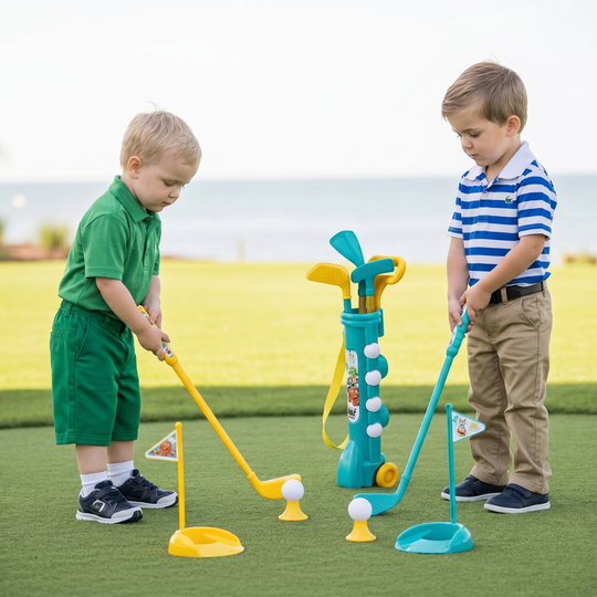 Children's golf set for garden and playground