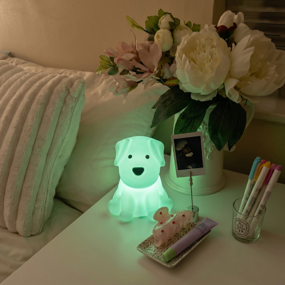 PuppyGlow – Silicone Dog Night Light with Touch Control
