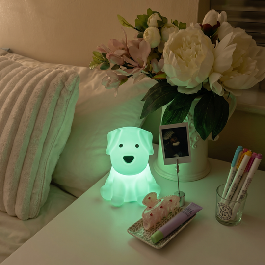 PuppyGlow – Silicone Dog Night Light with Touch Control