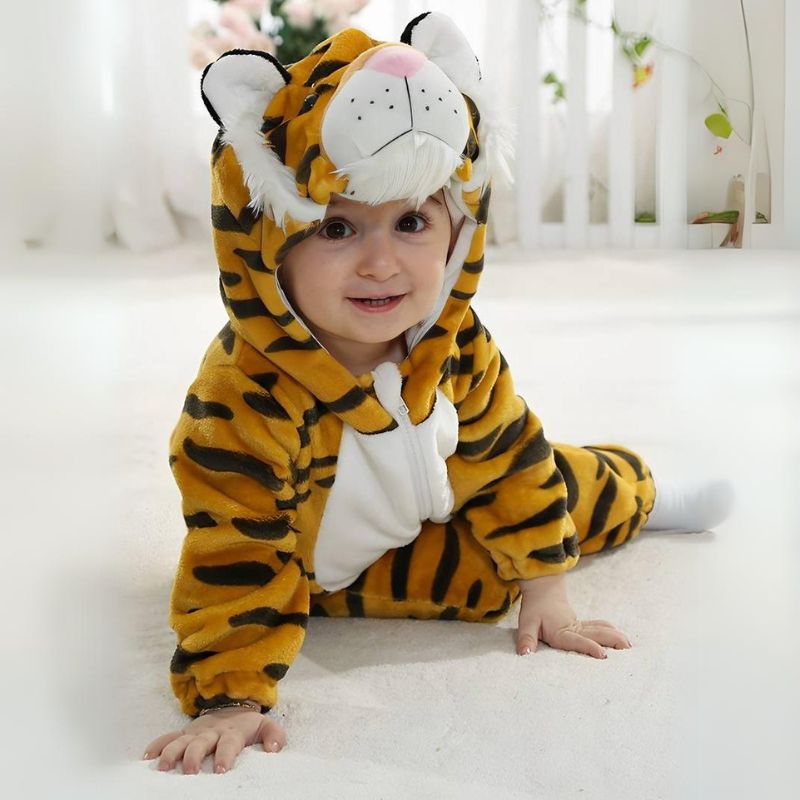 SnuggleSafari Animal Romper Baby Onesie — Modern Comfort