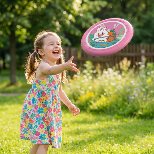Lightweight foam frisbee easy to grip and catch