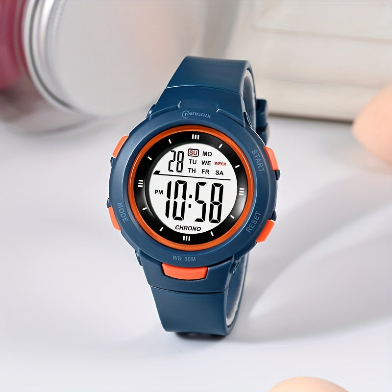 Waterproof kids watch for light swimming and daily routines