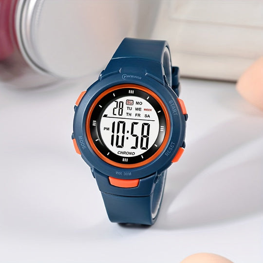 Waterproof kids watch for light swimming and daily routines