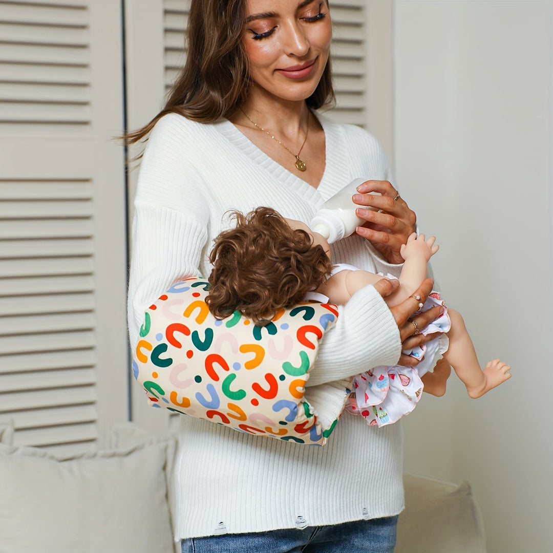 Hypoallergenic nursing arm pillow soft on baby skin