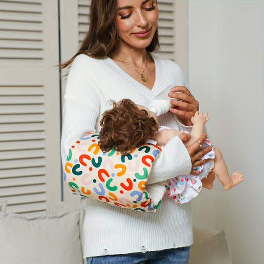 Hypoallergenic nursing arm pillow soft on baby skin