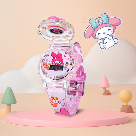 Spinning music watch works like a fun fidget toy for kids