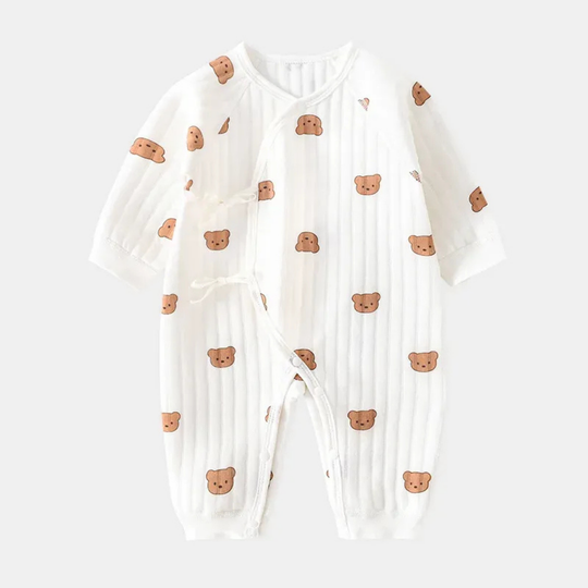 CubWrap wrap-front baby romper bears