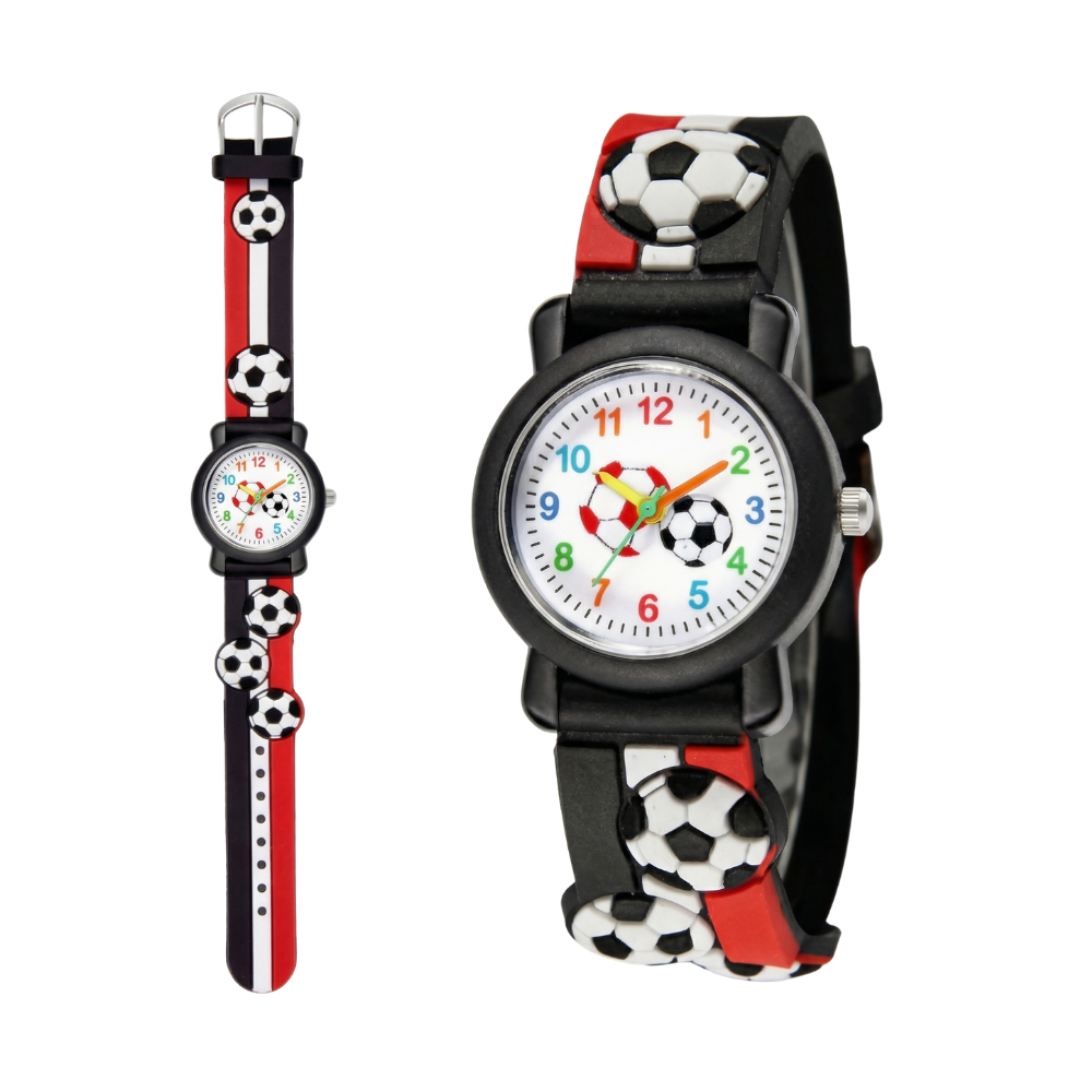 KickTime kids football watch black