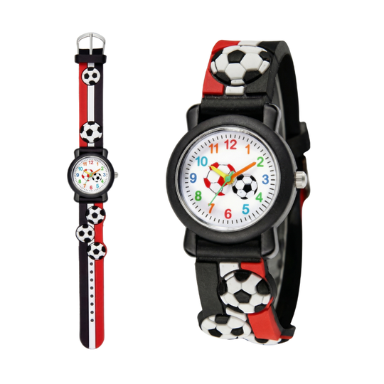 KickTime kids football watch black