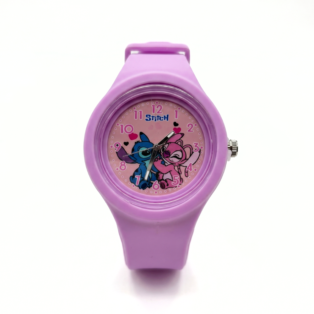PixiePal character kids watch round purple pink