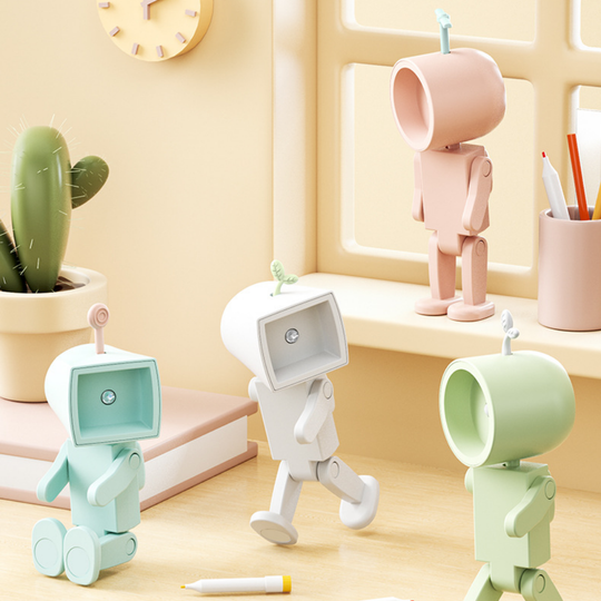 RoboGlow – Magnetic Robot Night Light with Adjustable Design