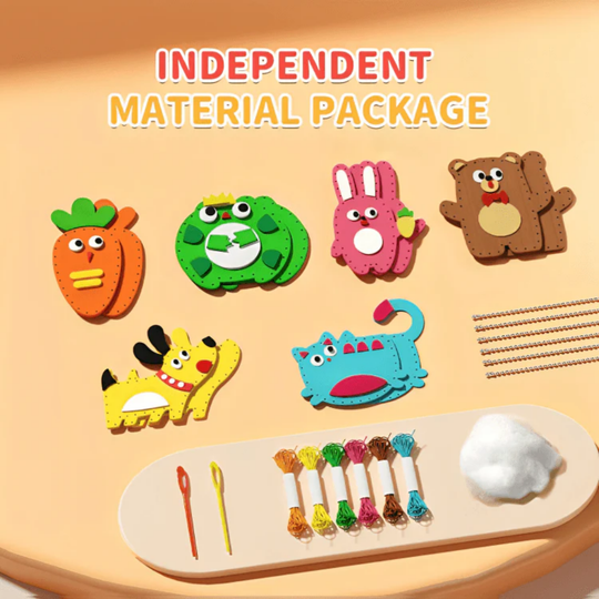 Cicimi TinyStitch 3D Sewing Craft Kit for Kids — Calm Creative Fun