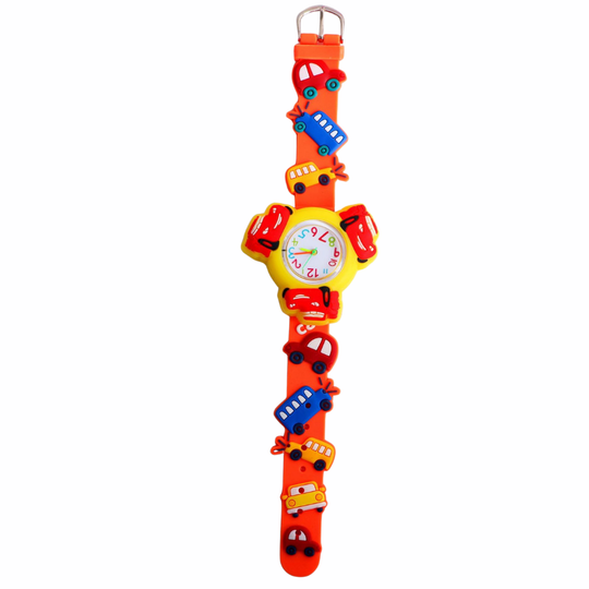 SpeedSpin racing cars spinner watch orange