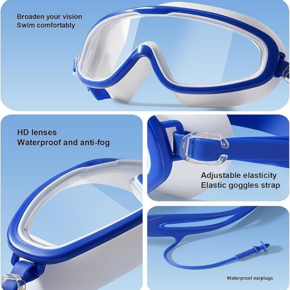 ClearWave Kids Swim Goggles — Leakproof Comfort for Clear Vision