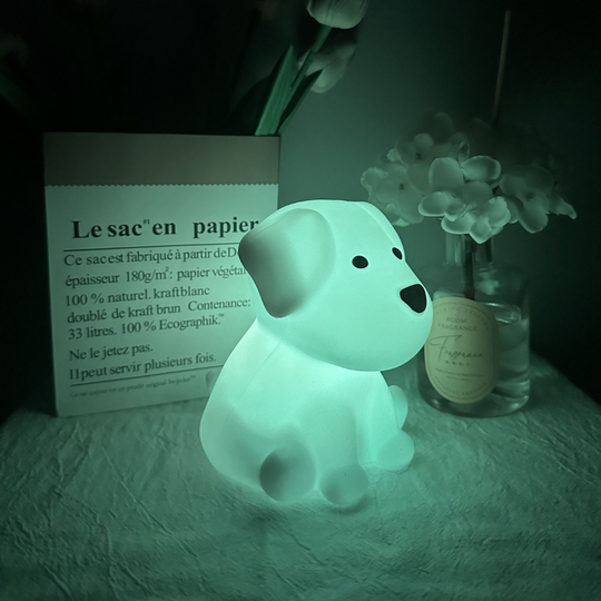 PuppyGlow – Silicone Dog Night Light with Touch Control