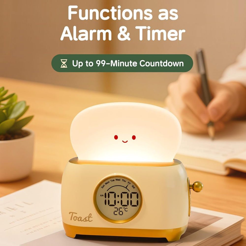 GlowNest Kids Alarm Clock Night Light — Gentle Sleep & Wake Quality