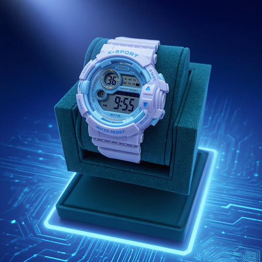 Kids sport watch with soft durable TPU strap