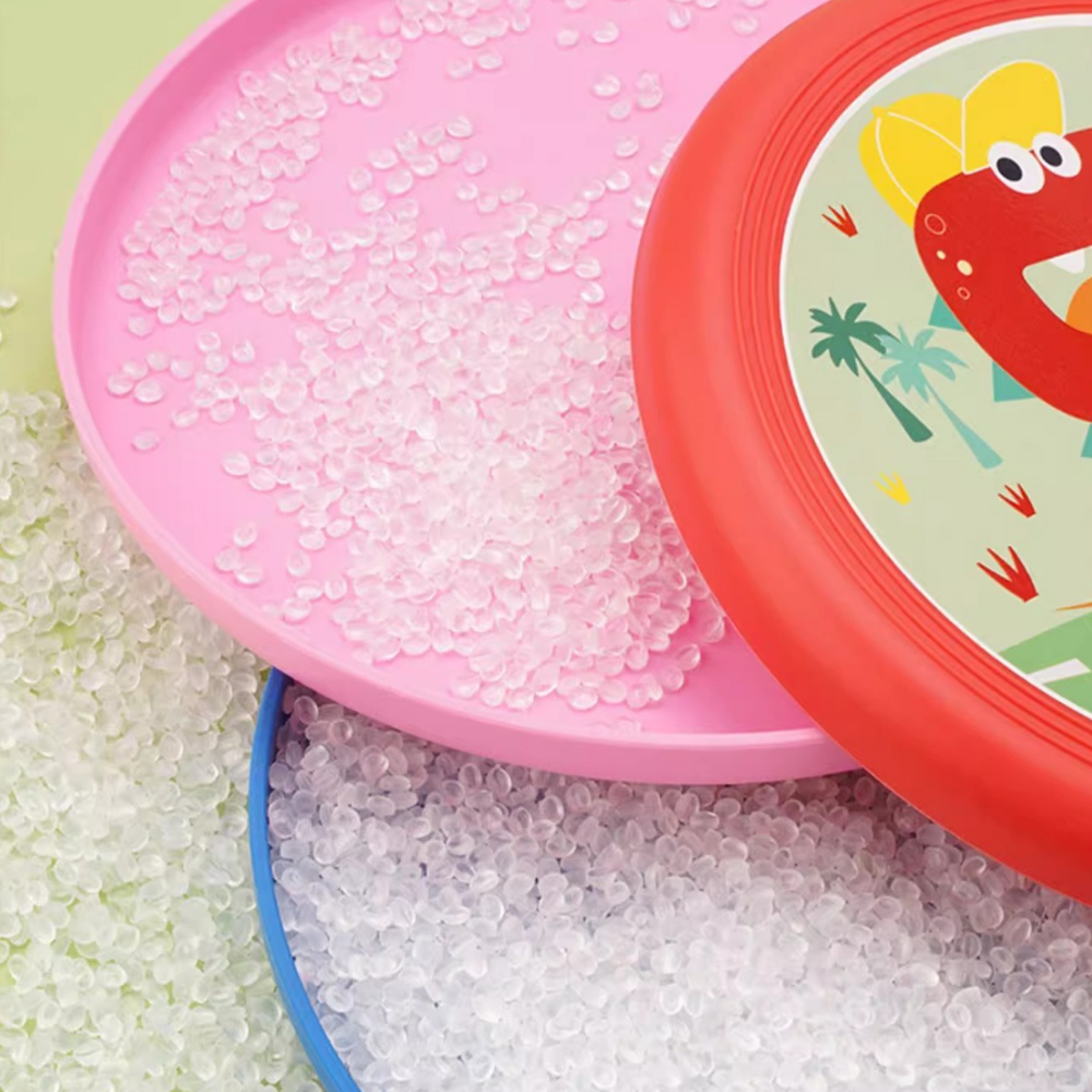 Foam rubber frisbee gentle and comfortable to catch