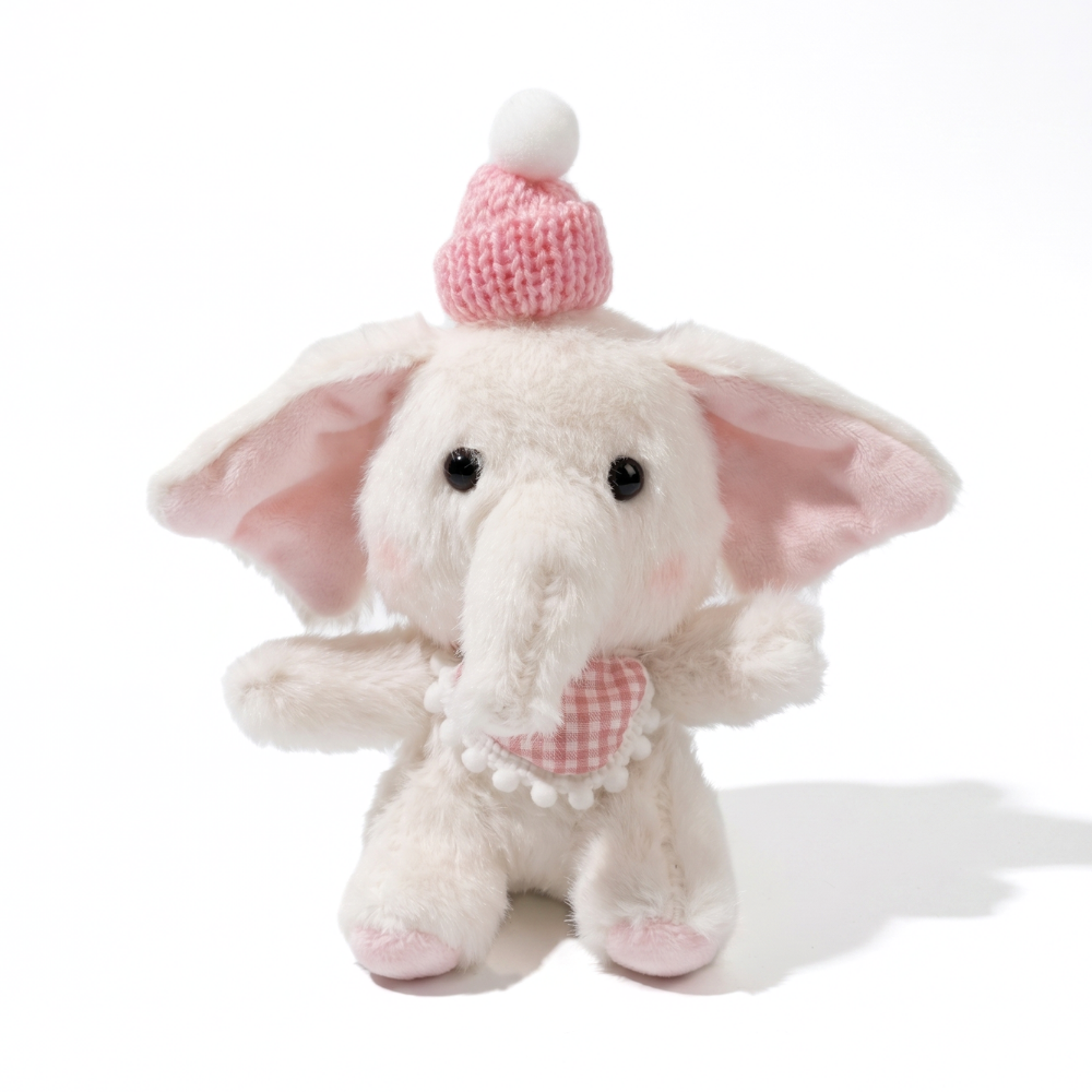 EleCuddle – Winter Elephant Plush Keychain