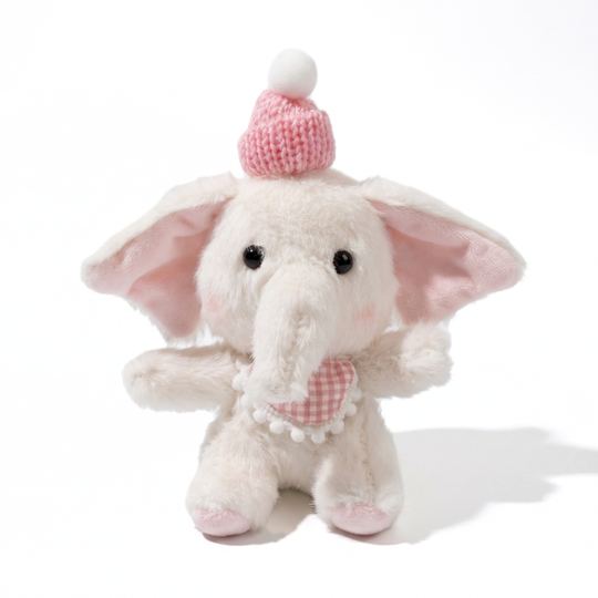 EleCuddle – Winter Elephant Plush Keychain