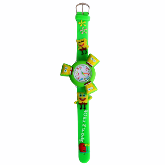 SunnySpin cartoon spinner watch green