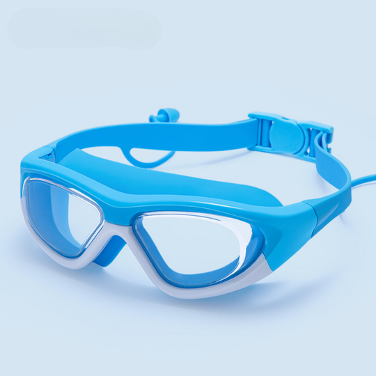 AquaVision kids swim goggles blue white