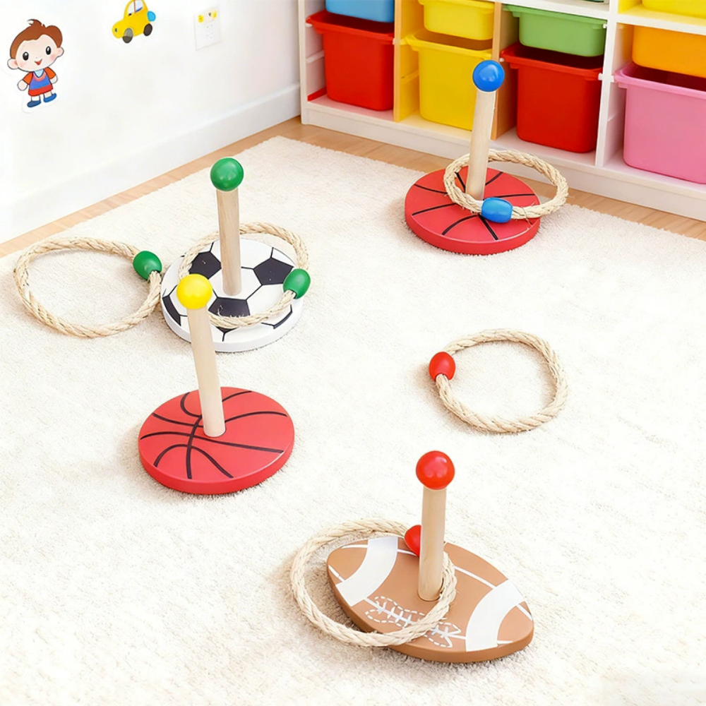 Ring toss game for garden and party fun