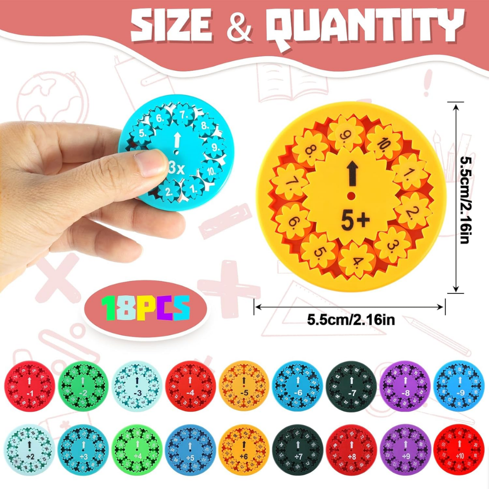 NumiSpin Learning Fidget Toy — Calm Focus Math Fun