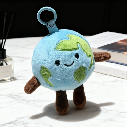 EarthCharm – Globe Plush Keychain