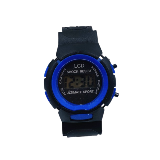 FlashRun digital sport watch blue