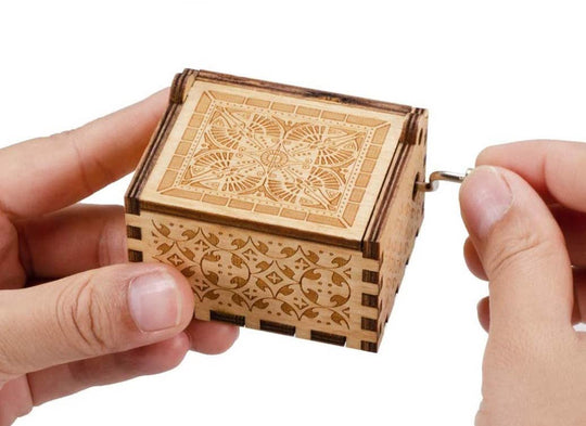 Cicimi Lullaby Woods Hand-Crank Music Box — Calming Bedtime Quality