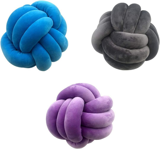 Plush Knot Pillow — Soft Huggable Cushion | 9" / 11"